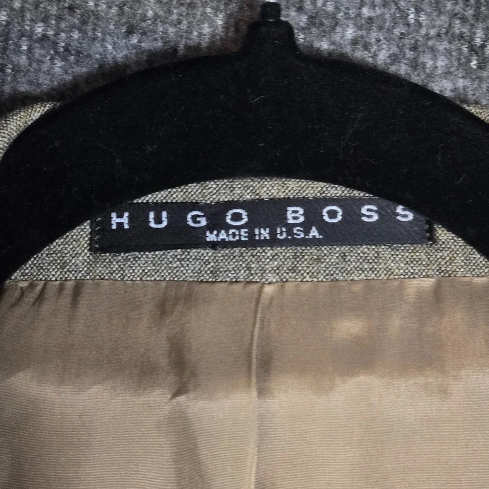 Hugo Boss Einstein Beta 42L Suit‎ 100% Virgin Wool Beige 3 Button Blazer Pants